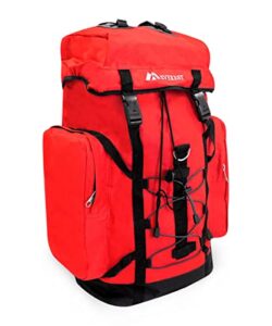 everest hiking pack, red, one size