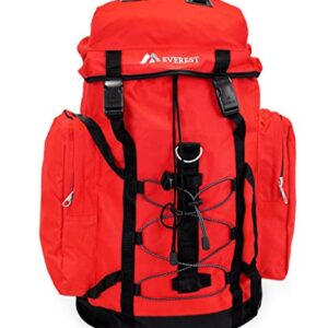 Everest Hiking Pack, Red, One Size