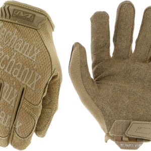 Mechanix Wear: The Original Tactical Work Gloves with Secure Fit, Flexible Grip for Multi-Purpose Use, Durable Touchscreen Safety Gloves for Men (Brown, XX-Large)