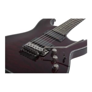 Schecter Hellraiser C-1 FR Electric Guitar, Black Cherry