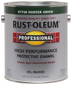 rust-oleum green k7738-402 professional gallon hunter gloss enamel, 1 gallon (pack of 1), 128 fl oz