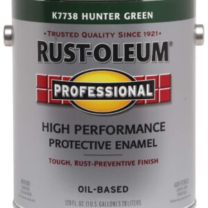 RUST-OLEUM Green K7738-402 Professional Gallon Hunter Gloss Enamel, 1 Gallon (Pack of 1), 128 Fl Oz