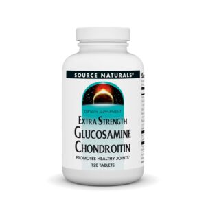 Source Naturals Extra Strength Glucosamine Chondroitin,Promotes Healthy Joints* - 120 Tablets