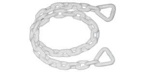 seasense vinyl coated anchor chain (0.25- inch x 4-feet), white