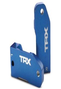 traxxas 3632a blue-anodized 6061-t6 aluminum caster blocks (pair)