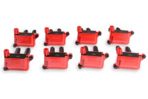 82558 msd ignition coil - blaster - hemi - red - 8-pack