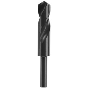 BOSCH BL2187 1-Piece 15/16 In. x 6 In. Fractional Reduced Shank Black Oxide Drill Bit for Applications in Light-Gauge Metal, Wood, Plastic