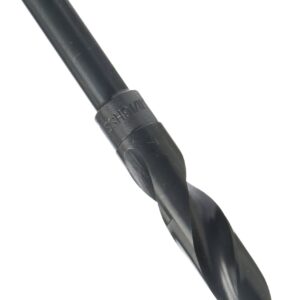 BOSCH BL2171 1-Piece 11/16 In. x 6 In. Fractional Reduced Shank Black Oxide Drill Bit for Applications in Light-Gauge Metal, Wood, Plastic