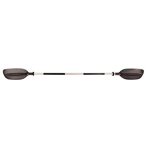 Carlisle Paddle Gear Day Tripper Aluminum 2-Piece Kayak Paddle (Black/Silver, 240 cm)