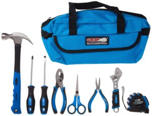 grip 9 pc children's tool kit