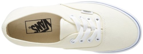 Vans Unisex's Vans Authentic Skate Shoes 8.5 (White/Off White)