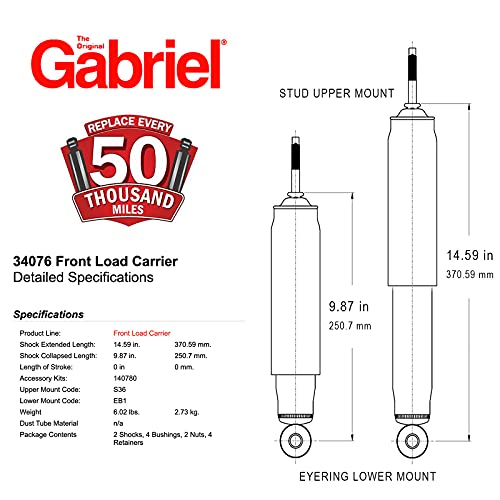 Gabriel 34076 Front Load Carrier