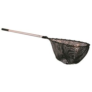 frabill sportsman seamless rubber landing net with telescoping handle, premium landing net