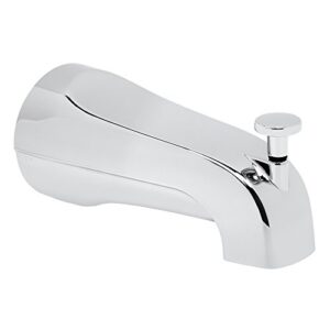 american standard 8888026.002 bath slip-on diverter tub spout, 4 in, polished chrome (for 1/2" copper water tube)