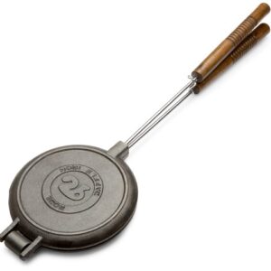 Rome 1028 Chuckwagon Waffle Iron, Cast Iron, One Size, Gray