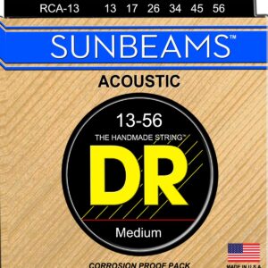 DR Strings Sunbeam - Phosphor Bronze AcousticRound Core 13-56