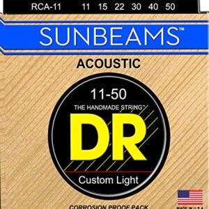 DR Strings Sunbeam - Phosphor Bronze AcousticRound Core 11-50