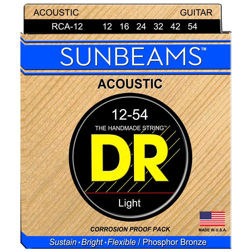 DR Strings Sunbeam - Phosphor Bronze AcousticRound Core 12-54