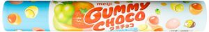 meiji gummy choco mix fruit, 2.86-ounce tubes (pack of 6)