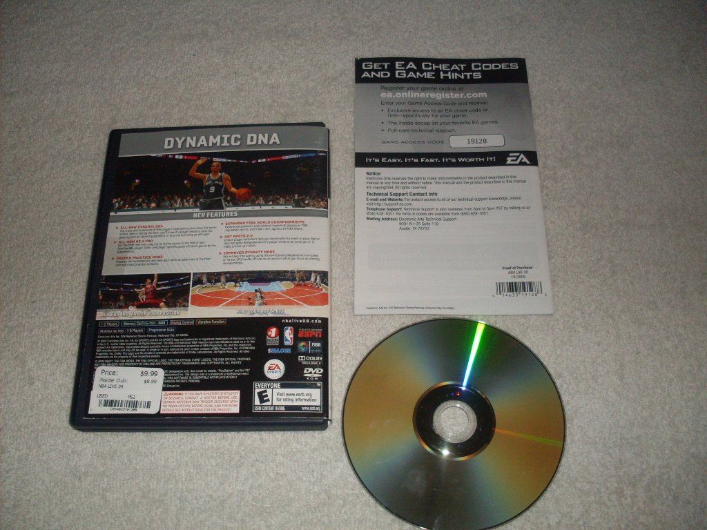 NBA Live 09 - PlayStation 2