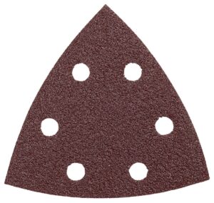 bosch sdtr120 3-3/4 in. 120 5-piece grit detail sander abrasive triangles for wood,brown