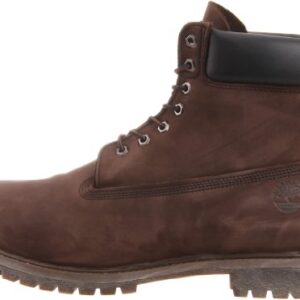 Timberland Men's 6 inch Premium Waterproof Boot, Dark Chocolate, 9