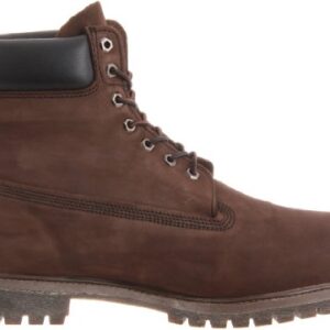 Timberland Men's 6 inch Premium Waterproof Boot, Dark Chocolate, 9