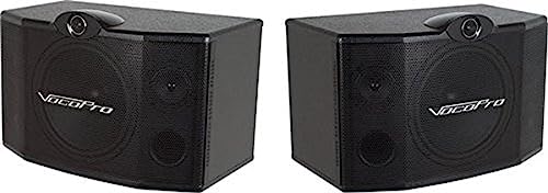 VocoPro SV-500 10" 3-Way Vocal Speaker, Pair