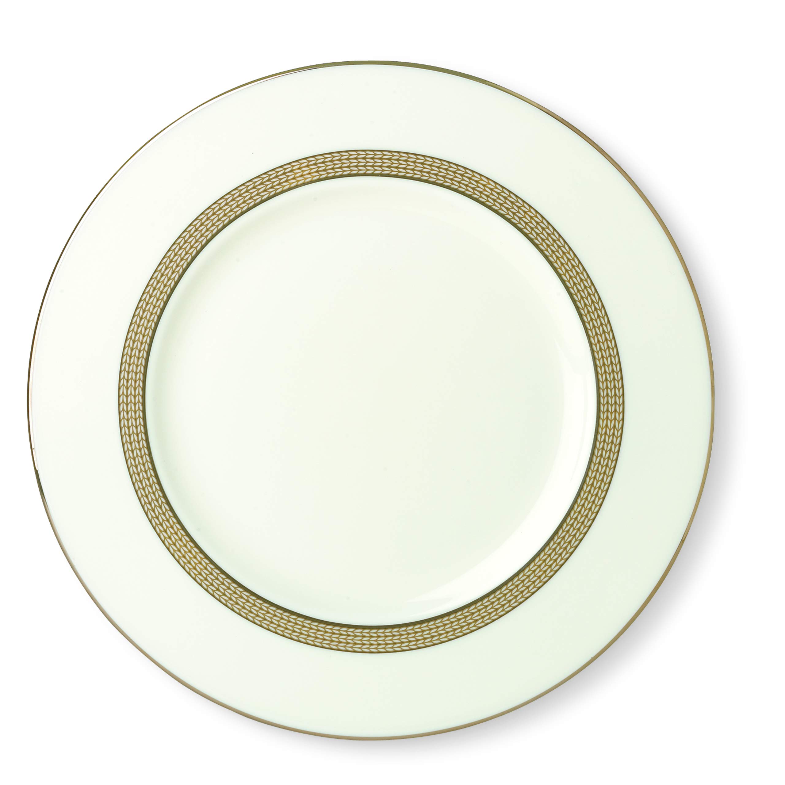 Kate Spade Sonora Knot Accent Plate, 1.15 LB, White