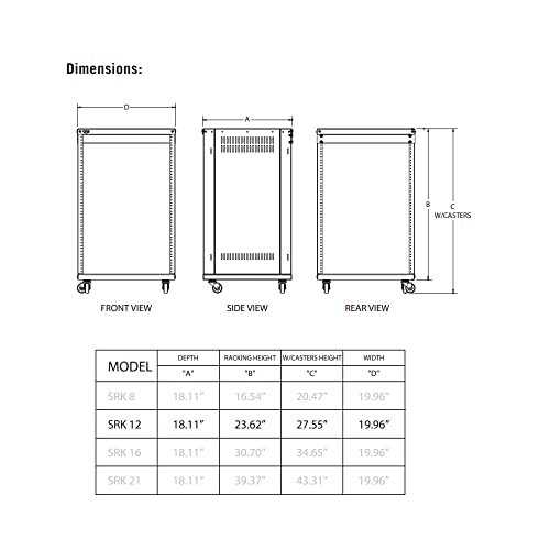 Samson SRK-12 Universal Equipment Rack Stand