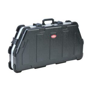 skb cases 2skb-4119 hard exterior waterproof ata single parallel limb bow utility carrying case, black