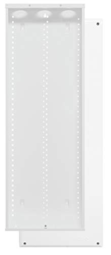 Legrand - OnQ 42 Inch Media Enclosure, 20 Gauge Cable Management Box, Cable Wall Cover with 2.5 Inch Opening for Wires, Recessed Media Box, Glossy White, EN4200