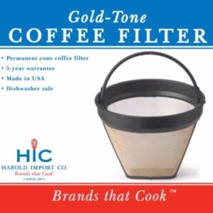 Gold Tone #2 Permanent Cone Coffee Filter, Brown