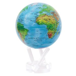 mova globe blue relief map 4.5"