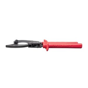 Klein Tools 63060 Cable Cutters, Ratcheting Heavy Duty Cutters for Up to 750 MCM, Great for Cable Preparation