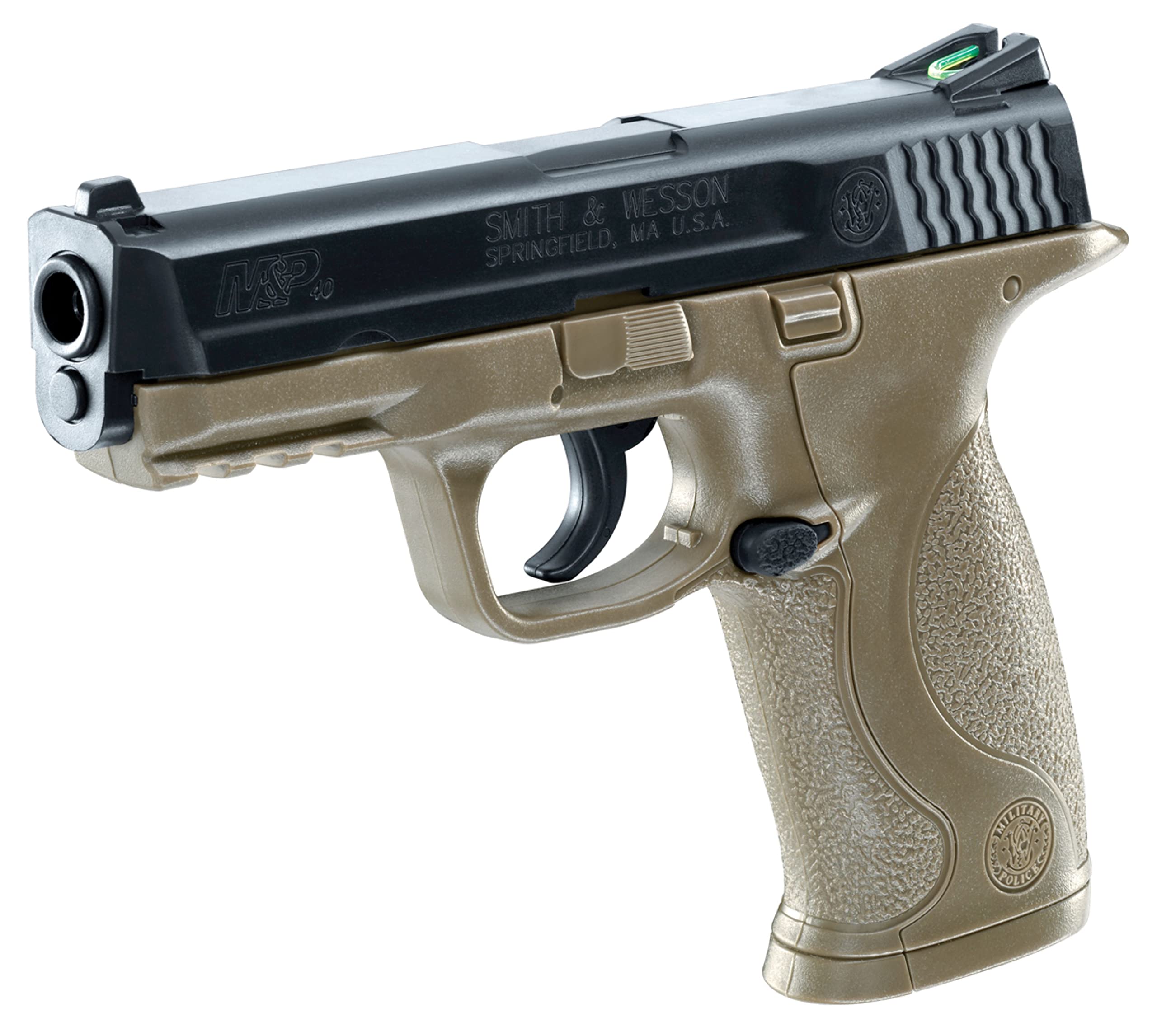 Umarex Smith & Wesson M&P 40 .177 Caliber BB Gun Air Pistol, Dark Earth Brown, Standard Action