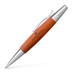 Faber Castell Mechanical Pencil, Emotion Wood & Chrome, Pear Wood, Brown, 138382, 1.4mm, Authentic Imported