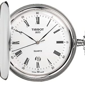 Tissot Unisex-Adult Savonnettes Quartz Stainless Steel Specialities Silver T83655313