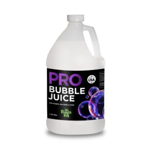 froggy's fog - pro bubble juice - professional bubble juice for all bubble machines - 1 gallon…