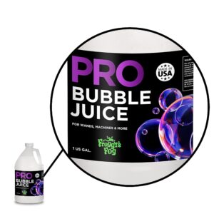 Froggy's Fog - Pro Bubble Juice - Professional Bubble Juice for All Bubble Machines - 1 Gallon…