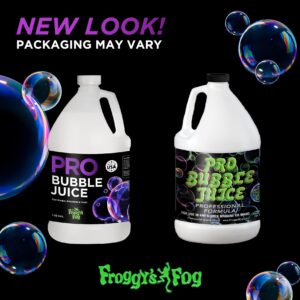 Froggy's Fog - Pro Bubble Juice - Professional Bubble Juice for All Bubble Machines - 1 Gallon…