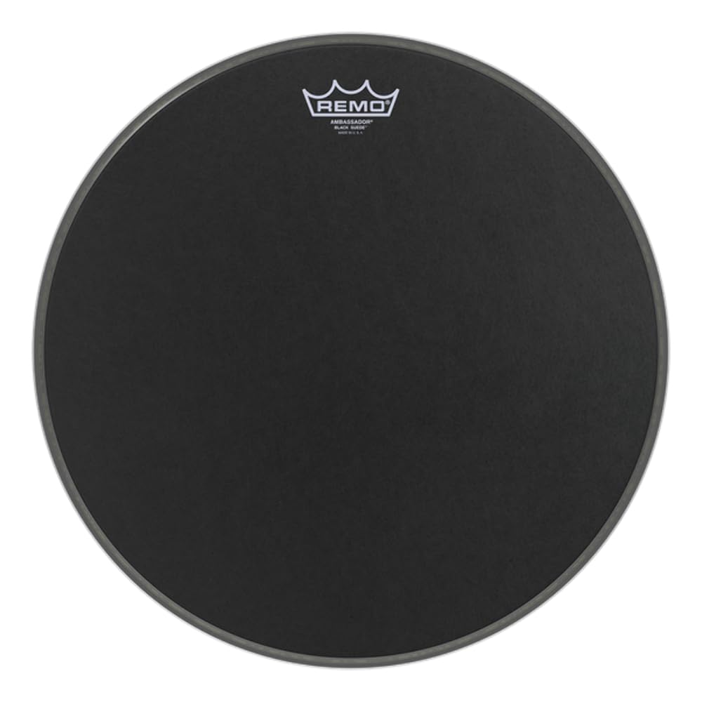 Remo Ambassador Black Suede™ Drumhead, 14"