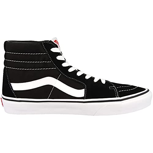 Vans Unisex High-Top Trainers, Black White, 8 US men