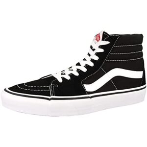 Vans Unisex High-Top Trainers, Black White, 8 US men