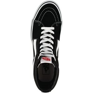 Vans Unisex High-Top Trainers, Black White, 8 US men