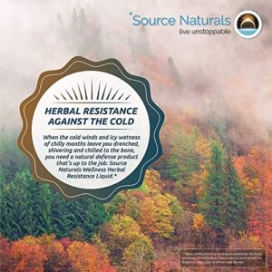 Source Naturals Herbal Resistance - Contains Echinacea, Yin Chiao, Elderberry, & More - 2 Fluid oz