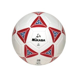 Mikasa Serious Soccer Ball (Red/White, Size 4)