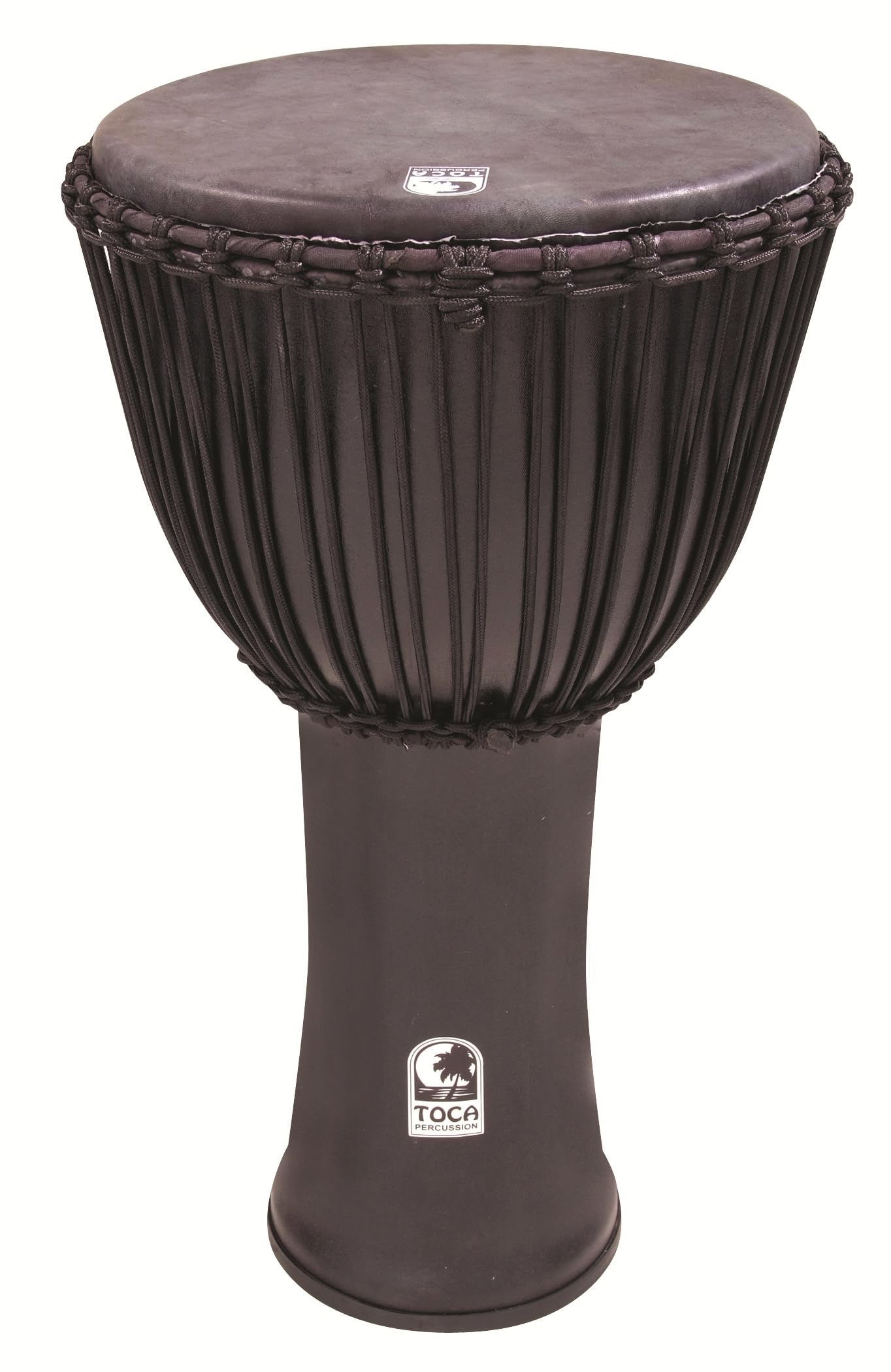 Toca Freestyle Canon Djembe 14 with Bag, Black Mamba