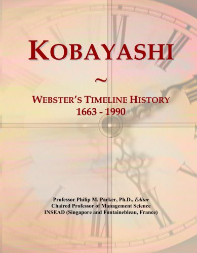 Kobayashi: Webster's Timeline History, 1663 - 1990