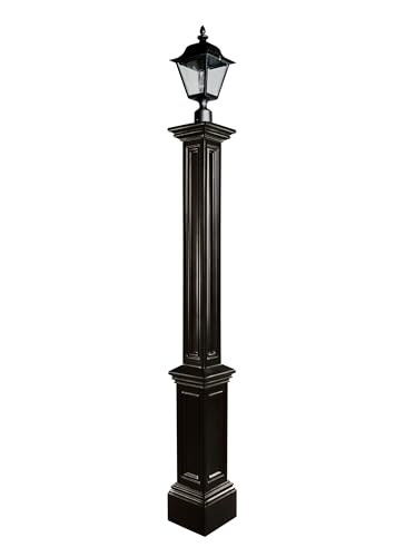 Mayne 5835-BK Signature Outdoor Lamp Post, 9.5x9.5, Black